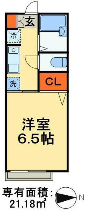 セントラル本郷 1階階 間取り
