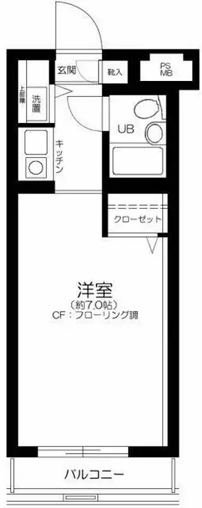 ダイアパレス氷川台 3階階 間取り