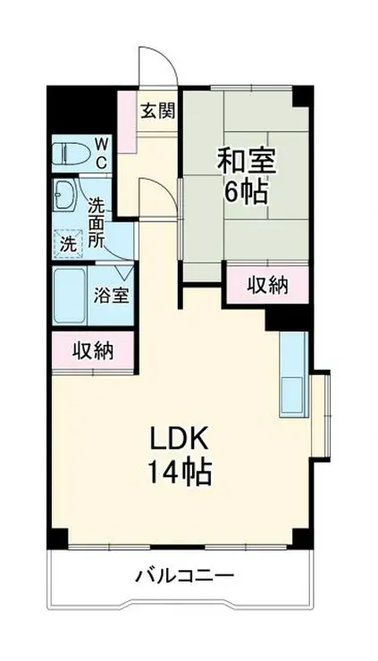 ゼファー銀座 8階階 間取り