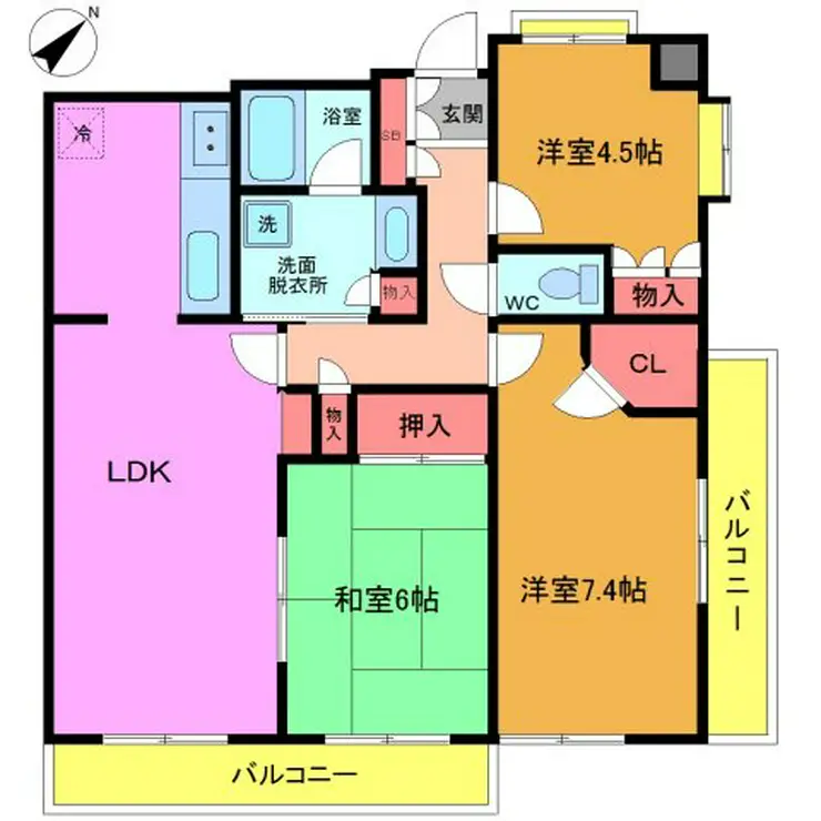 富浜KSビル 4階階 間取り