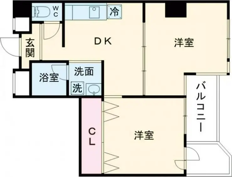 ロックハイツ 7階階 間取り