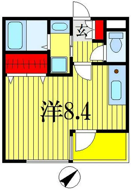 フィリアルコート 4階階 間取り