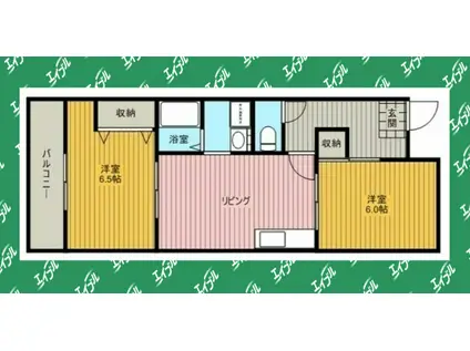 コーポラス新瑞(2LDK/1階)の間取り写真