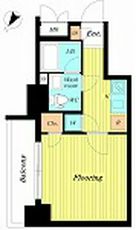 パレステュディオ日本橋東壱番館 7階階 間取り