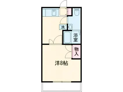 コーポNS(1K/3階)の間取り写真