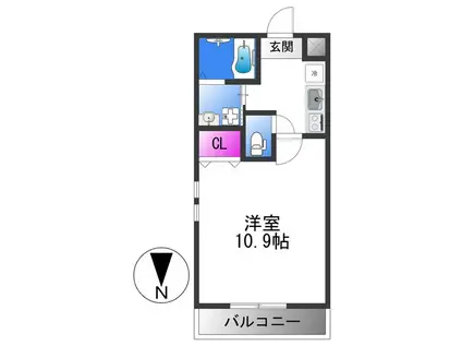 フジパレス小阪I番館(1K/2階)の間取り写真