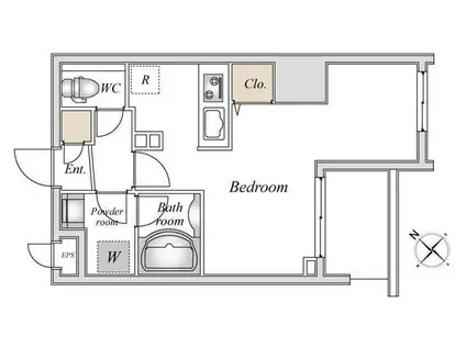 CITY LUX TSURUMI(ワンルーム/6階)の間取り写真