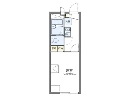 パルティータ(1K/1階)の間取り写真