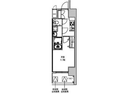 S-RESIDENCE野並駅前BROAD(1K/10階)の間取り写真