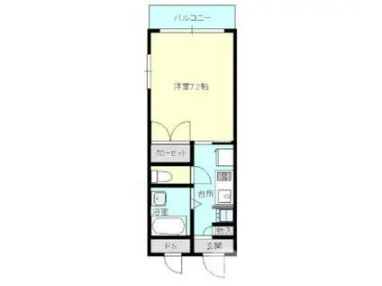 クオリティコート(1K/1階)の間取り写真