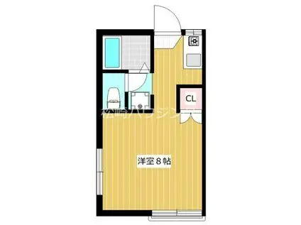 泉コーポ(1K/2階)の間取り写真