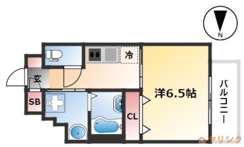 S-RESIDENCE浅間町(1K/10階)の間取り写真