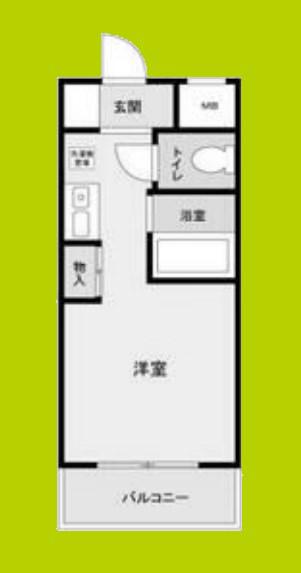 LAKIAMAISON弁天町(ワンルーム/7階)の間取り写真