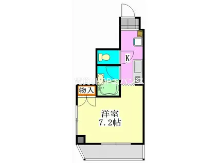 ピュアメゾンT&Y(1K/2階)の間取り写真