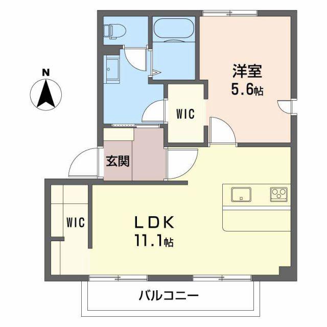 サンシャイン杉山E(2DK/1階)の間取り写真