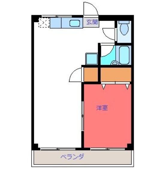 コミューンKOGURE(1LDK/2階)の間取り写真