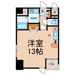 セントアビエス(ワンルーム/2階)の間取り写真