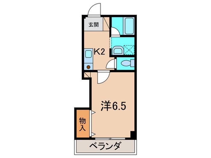 エクセル新伊丹(1K/4階)の間取り写真