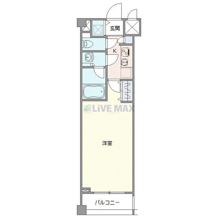 セジョリ大泉学園(1K/2階)の間取り写真
