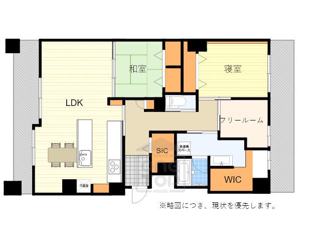 ステイツ桃山台レジデンス(3LDK/8階)の間取り写真