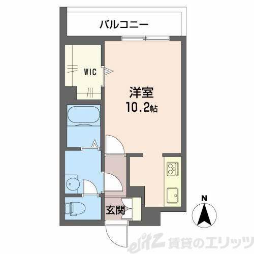 シャーメゾンルミナス(ワンルーム/3階)の間取り写真
