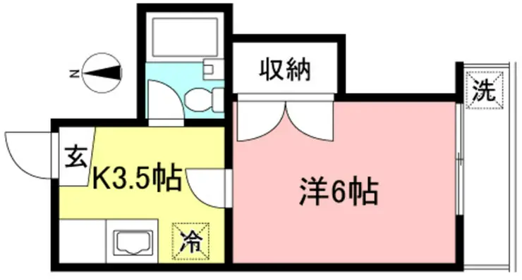 カーサ吉岡 2階階 間取り