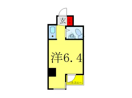入谷センチュリープラザ21(ワンルーム/4階)の間取り写真