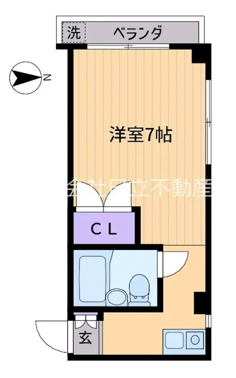 フレグランス笹塚 3階階 間取り