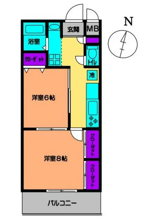 アグリふじみ野 1階階 間取り
