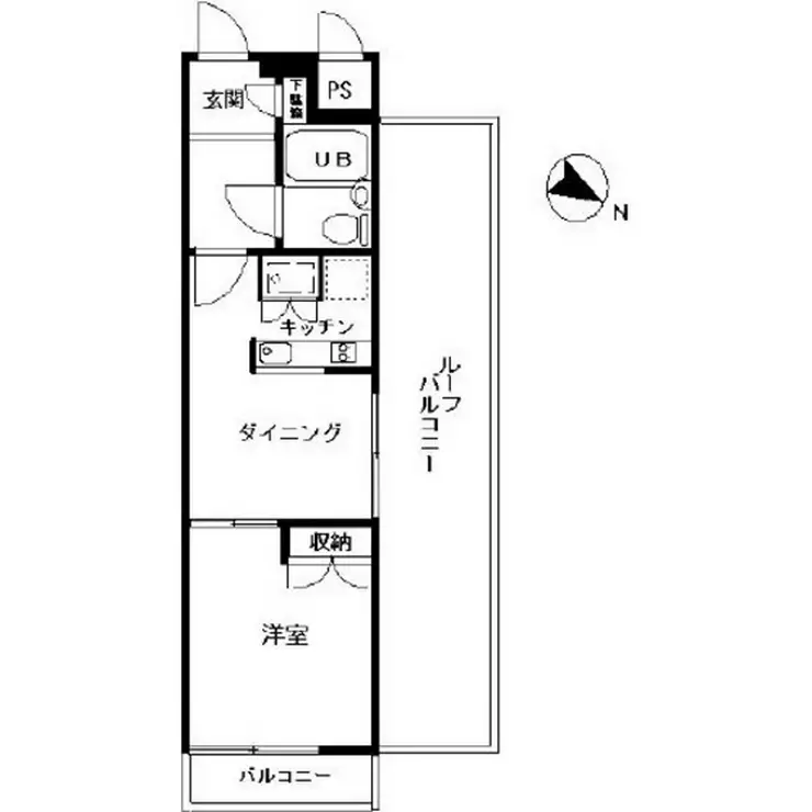 グランデール池尻 4階階 間取り