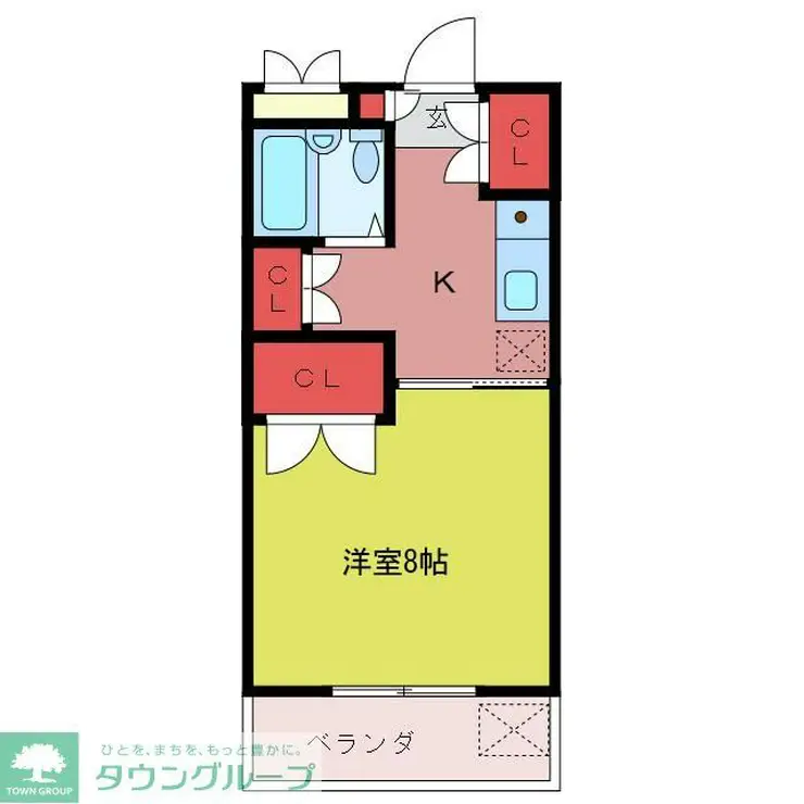 フォレストイン八幡 3階階 間取り