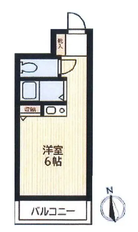ポートハイム西横浜 2階階 間取り