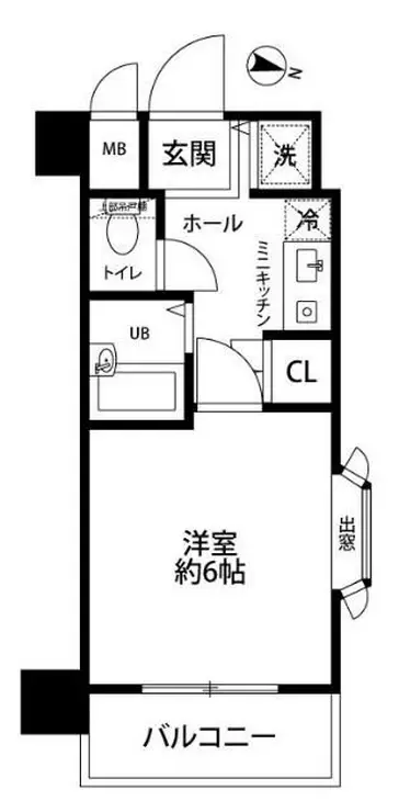 エクセリア高円寺 2階階 間取り