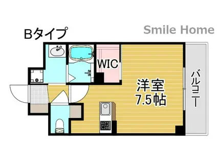 SOFIA住吉大社(1K/9階)の間取り写真