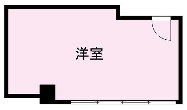 CLASSROOM(ワンルーム/2階)の間取り写真