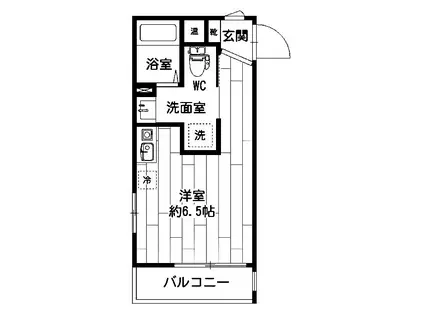 リチェンシア横浜三ツ沢下町(ワンルーム/3階)の間取り写真