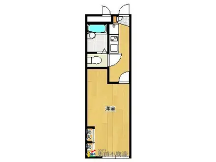 レオパレスYAEMIZO(1K/2階)の間取り写真