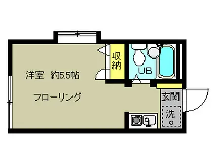 ステップ阿佐谷(ワンルーム/2階)の間取り写真