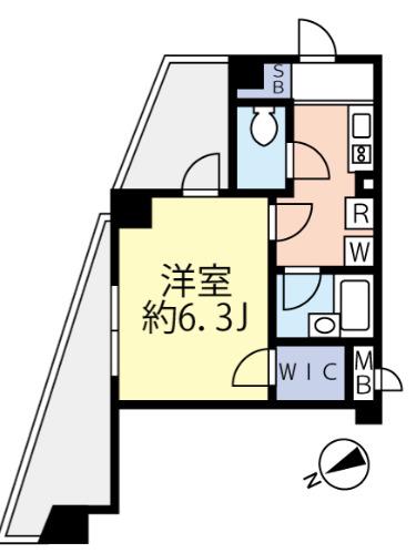 グランヴァン阿佐ヶ谷II(1K/4階)の間取り写真