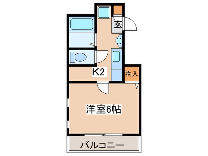 プレザンテ千歳台(1K/3階)の間取り写真