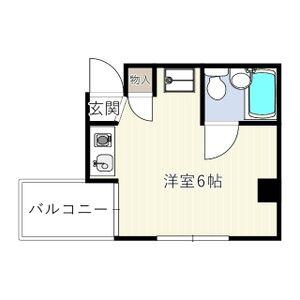 リバーサイドくずは(ワンルーム/4階)の間取り写真