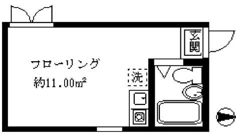 ライフピアフォルテ(ワンルーム/1階)の間取り写真