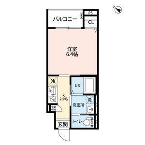ROBOT HOME 滝井ロボットホーム タ(1K/1階)の間取り写真