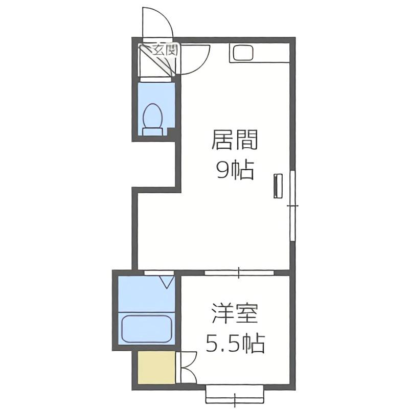 プレシディオ(1LDK/2階)の間取り写真