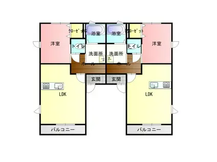 RISE SYOUYOU(1LDK/1階)の間取り写真