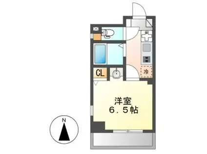 シエラ大曽根(1K/4階)の間取り写真