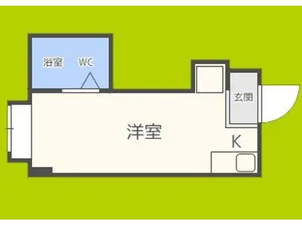 昭和グランドハイツ西三国(ワンルーム/3階)の間取り写真