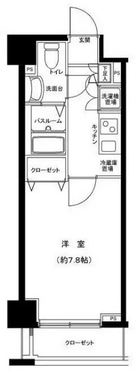 グランフォース横浜関内 10階階 間取り