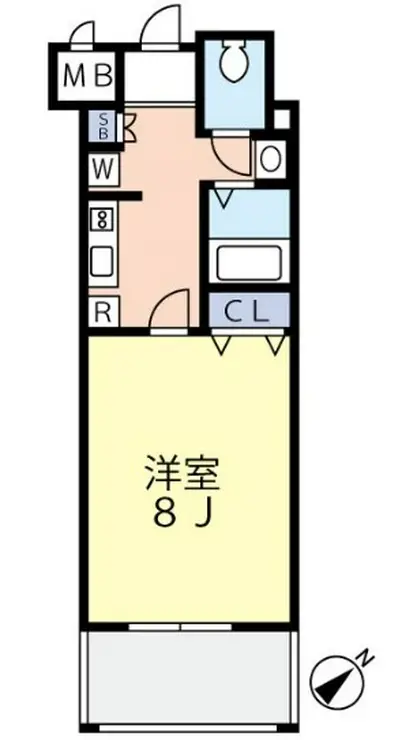 グランヴァンウエストヴィル町田 9階階 間取り