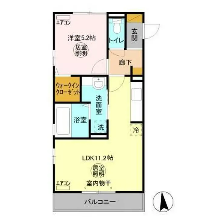 サウザンドサニー EAST 3階階 間取り